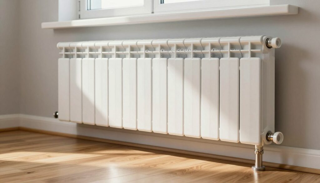 radiateur froid en haut